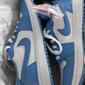 Brand new men’s AJ1 Low University Blue Golf